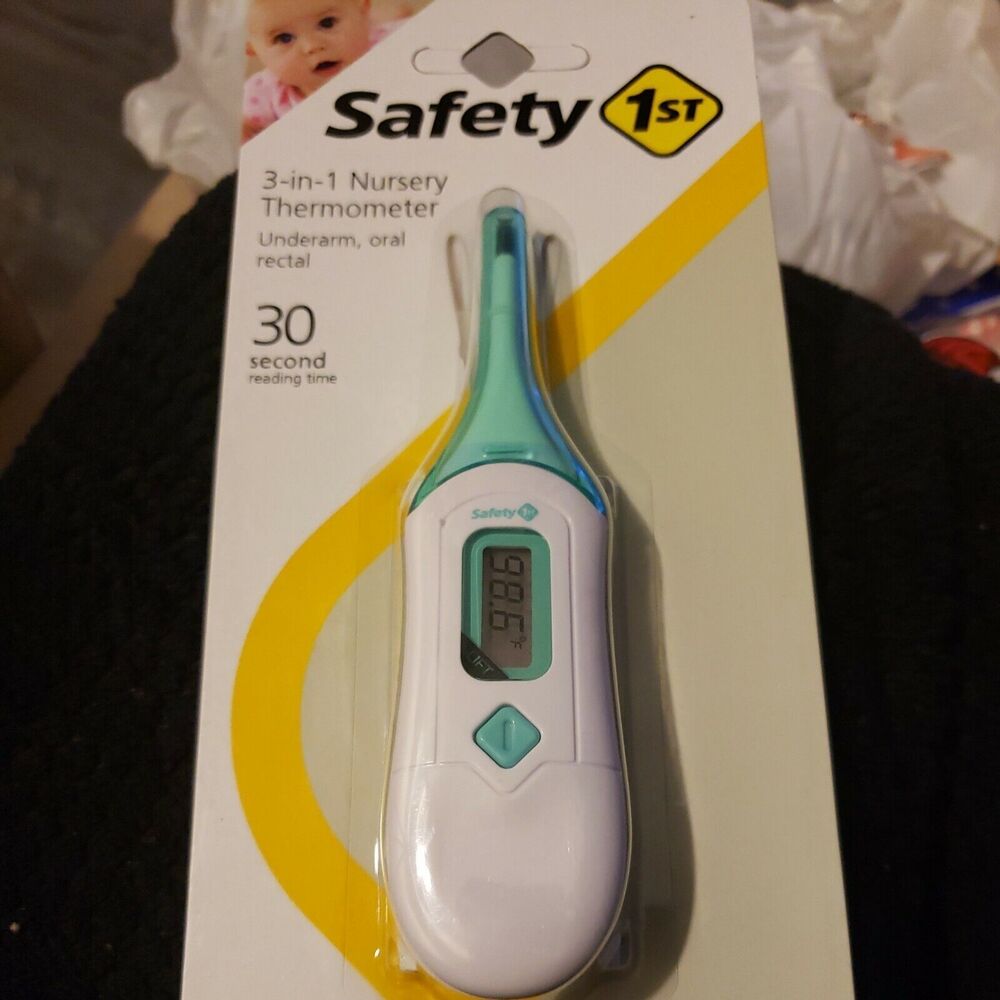 Safety 1st Rapid Read 3-in-1 Thermometer 30 Sec Reading‎ Baby Kids Oral Rectal
